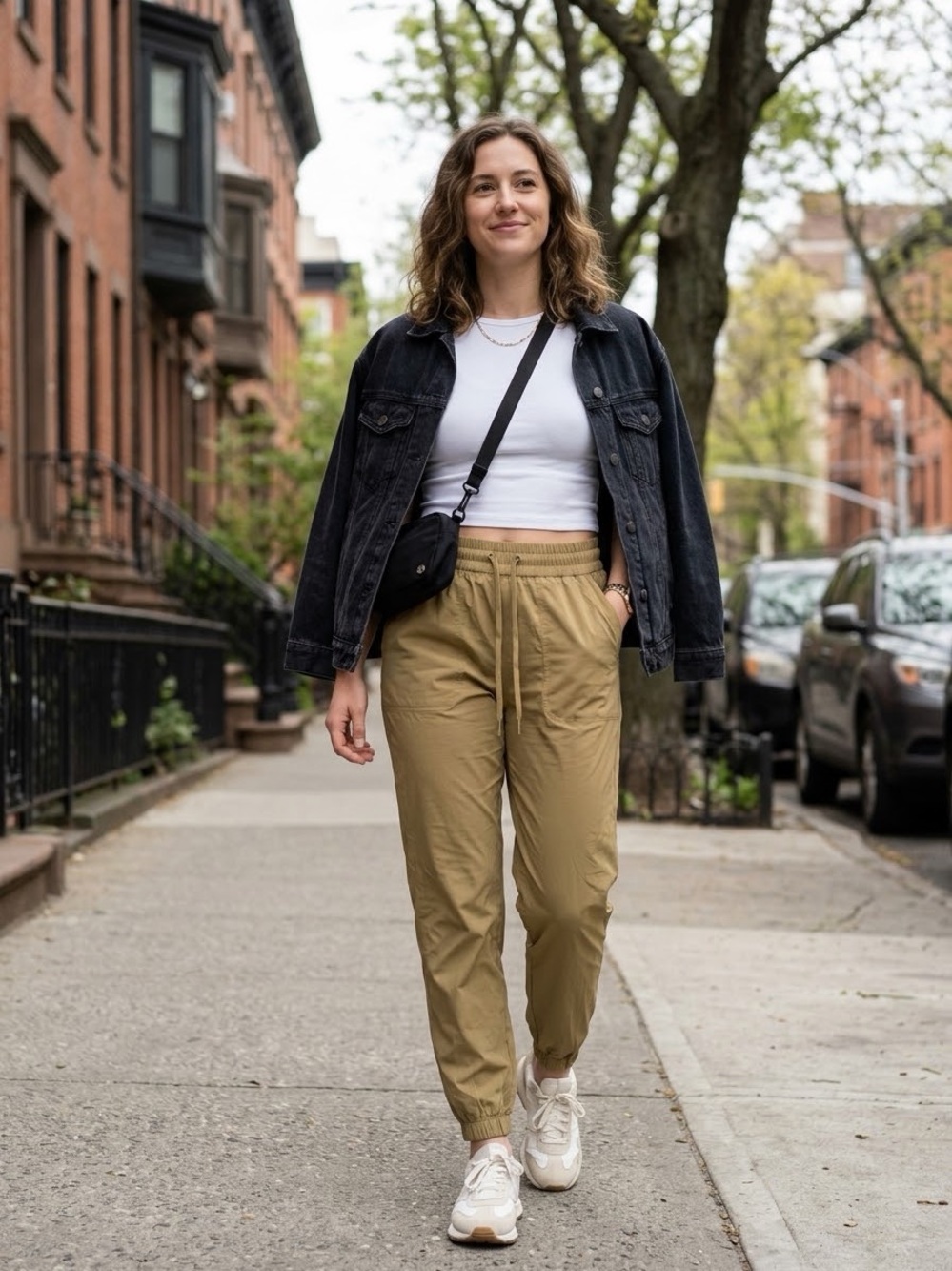 TNA x Aritzia Speed Athletic Performance Joggers Tan Small.